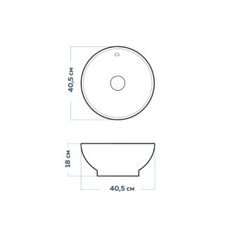 Раковина чаша Maretti EA13NS92-844, белая